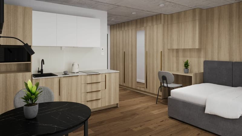 Fully furnished BASIC apartment - 25 m2 (3)