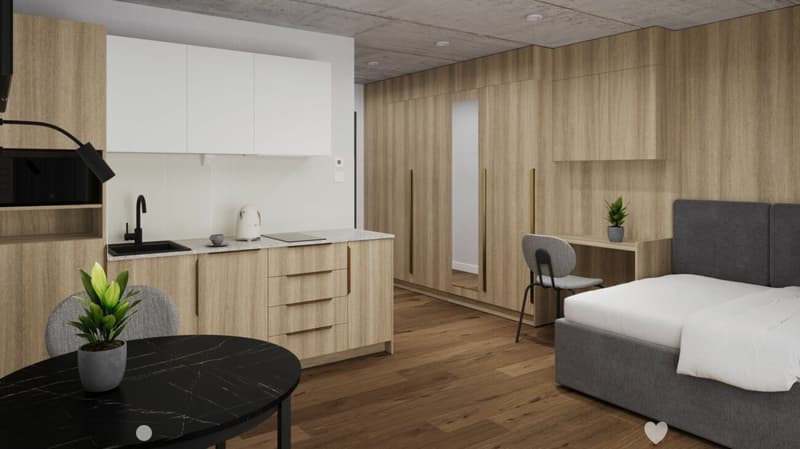 Möbliertes BASIC Apartment - 25 m2 (3)