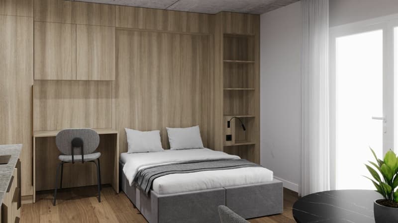 Möbliertes BASIC Apartment - 25 m2 (8)