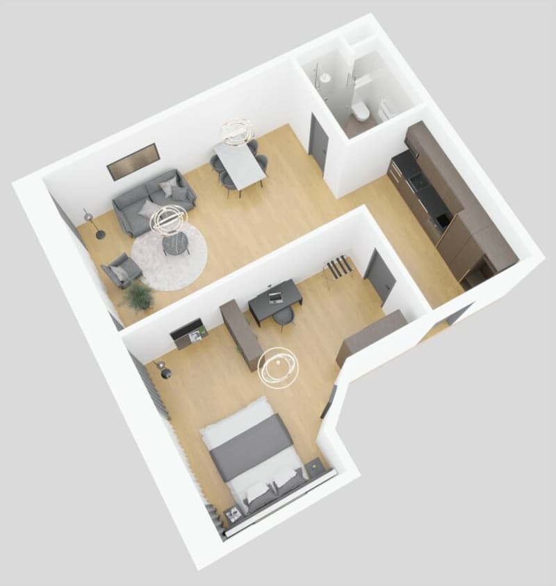 Vollmöbliertes RESIDENCE Apartment - 60m2 (2)