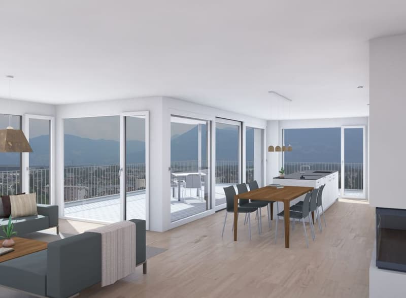 Grosszügige, helle 3.5 Zimmer-Eigentumswohnungen 132m2 im 1. OG (2)