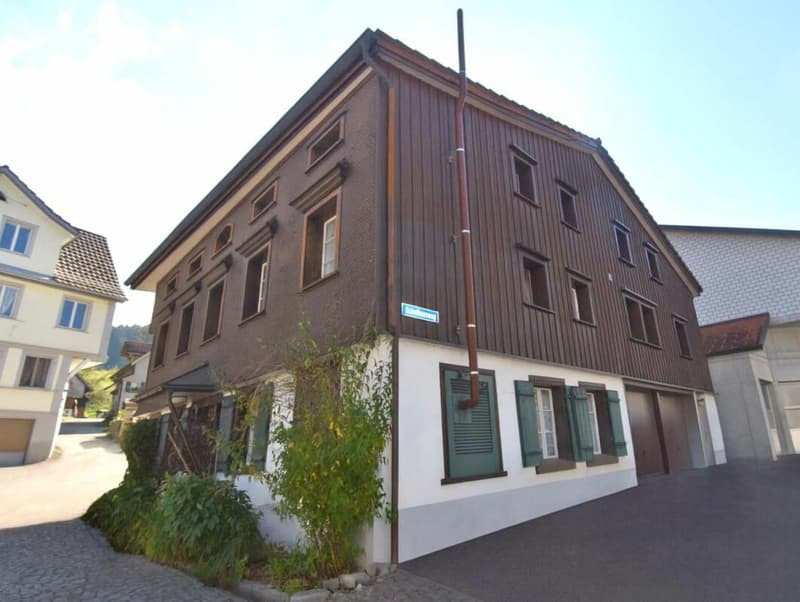 Aussenansicht mit Garage