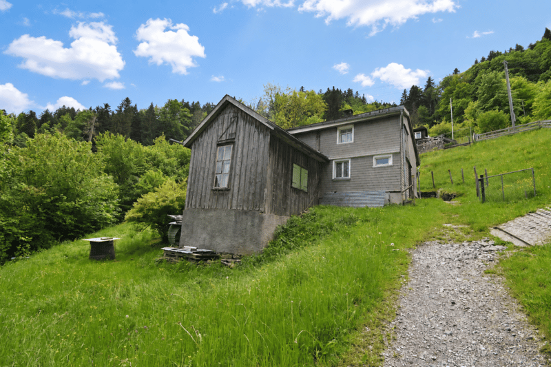 Fussweg zum Haus