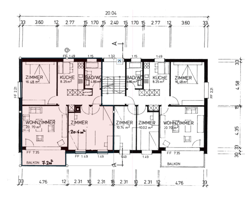 Appartement 3 pièces centralement situé "Hübeli" Langnau i.E. (15)