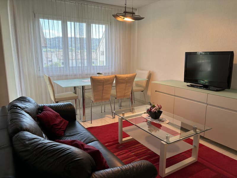 2.5-Zimmer-Wohnung - möbliert - mit Balkon in Buchs Zürich (5)