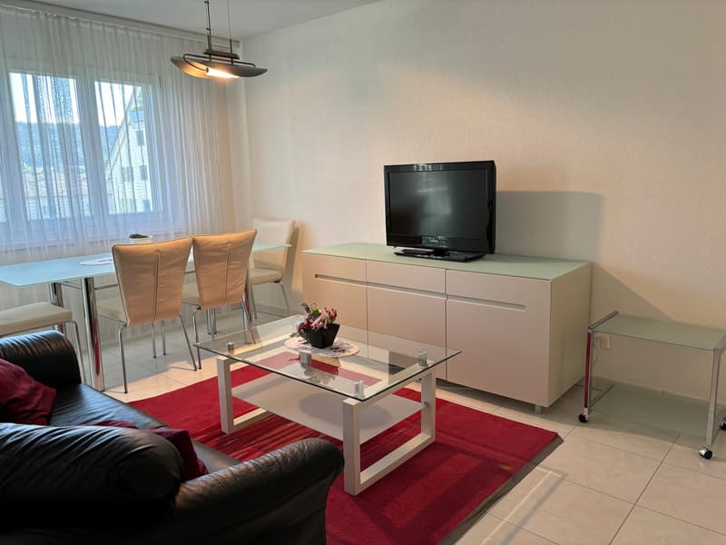 2.5-Zimmer-Wohnung - möbliert - mit Balkon in Buchs Zürich (3)