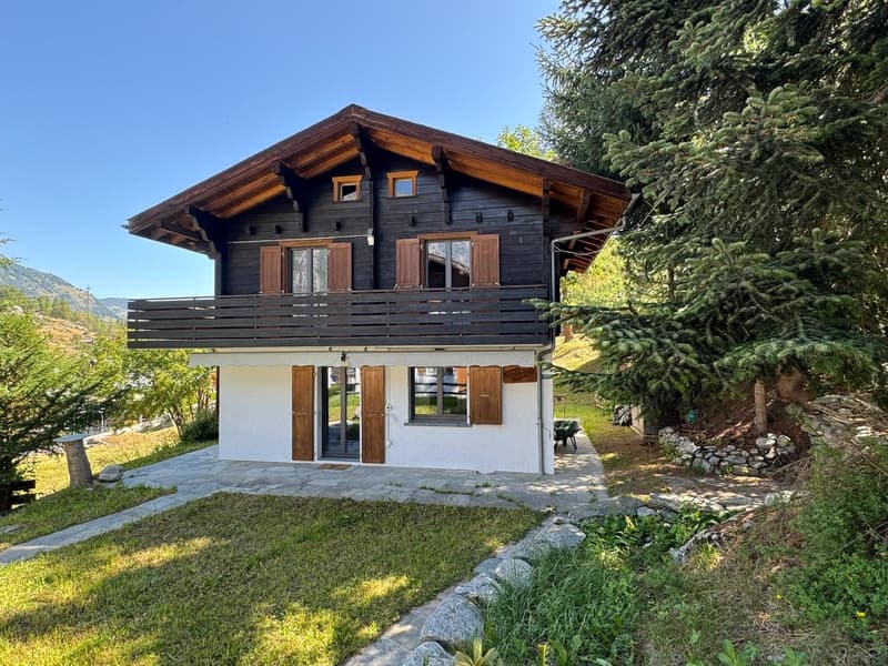 Modern Chalet in Grächen with Panoramic View (1)