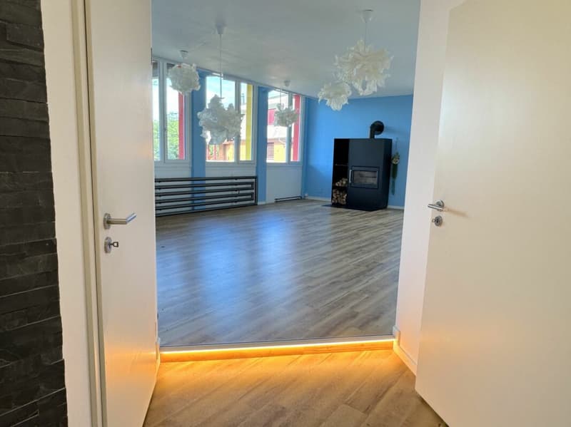 Aussergewöhnliches Wohnen mit Loft - Industrial Charme und eigenem Garten (8)