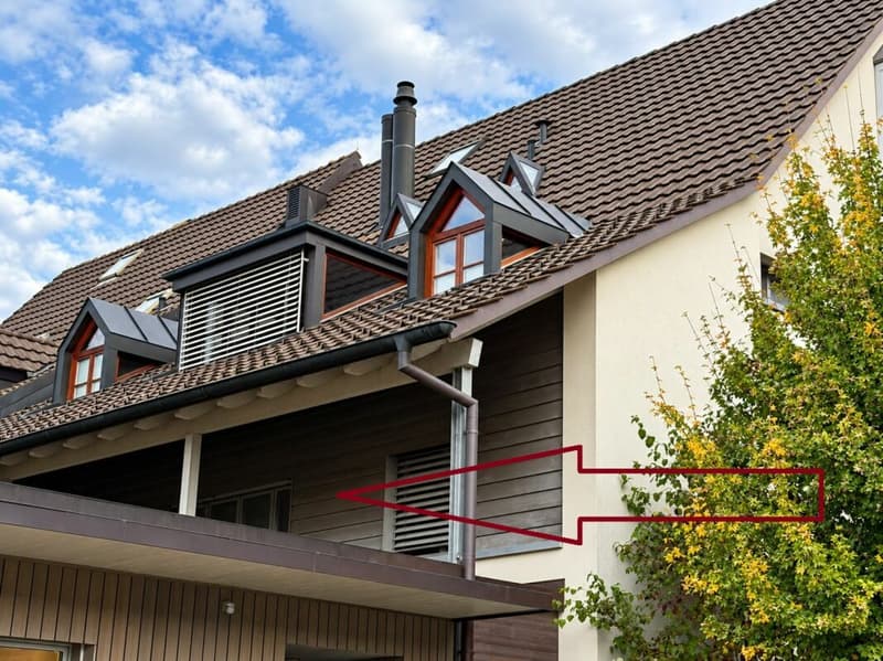 Grosszügige Wohnung mit gedecktem Balkon und Cheminée (10)