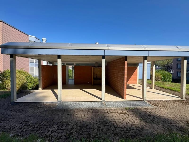 Sonnig, ruhig und mit grossem gedeckten Sitzplatz und Gartenanteil (11)