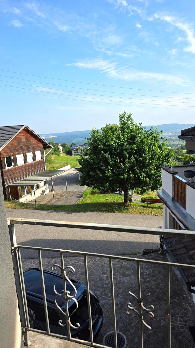 Aussicht vom Balkon