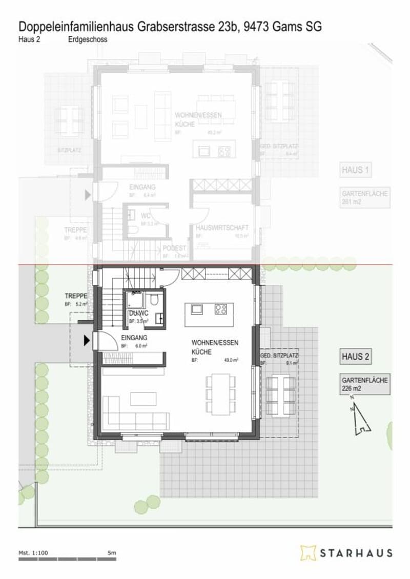 4.5-room semi-detached house in a rural setting (4)