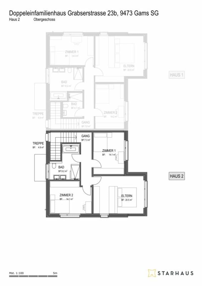 4.5-room semi-detached house in a rural setting (5)
