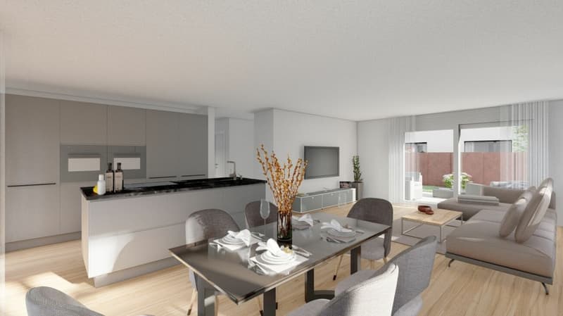 5 1/2-Zimmer Doppeleinfamilienhaus mit zwei Tiefgaragenplätzen (5)
