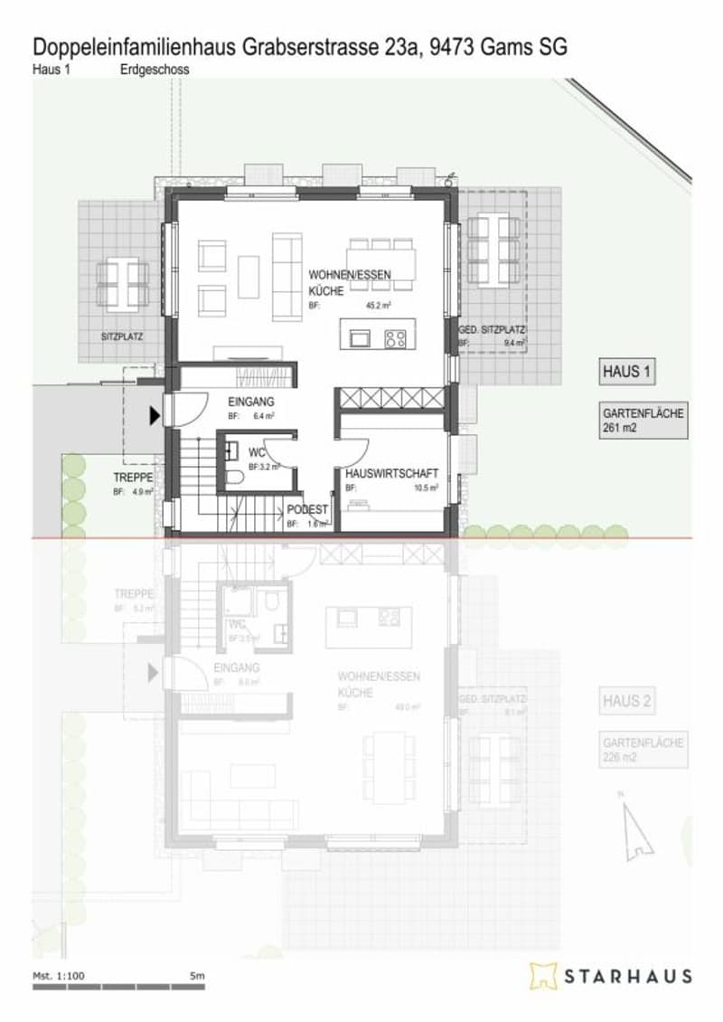 5 1/2-room semi-detached house in a rural setting (4)
