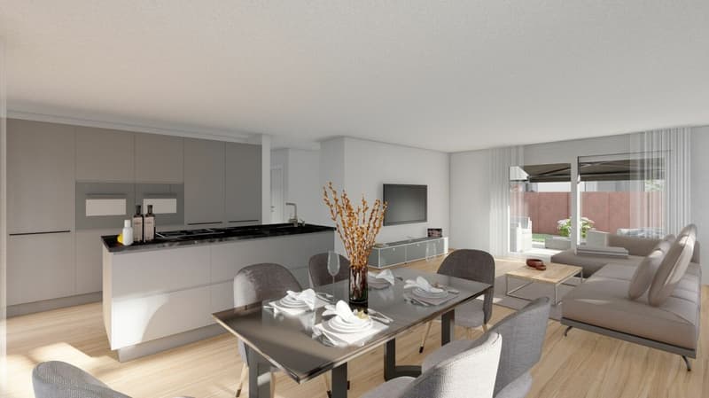 5 1/2-room semi-detached house in a rural setting (3)
