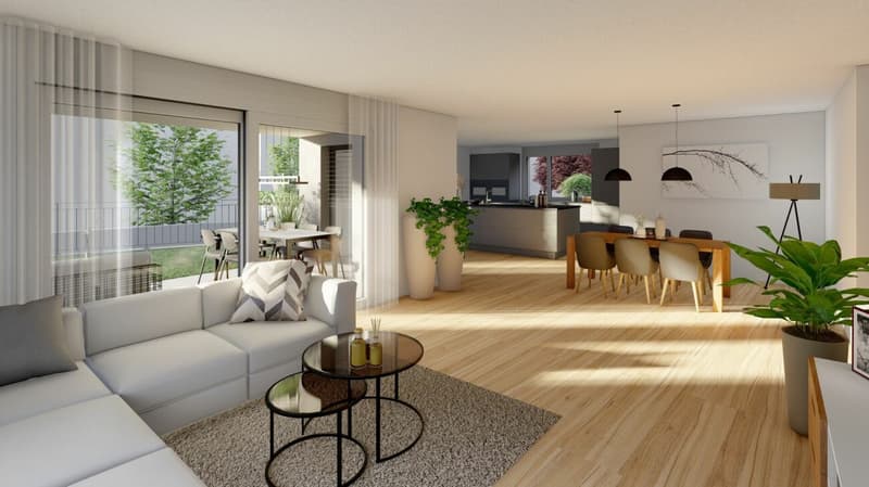 4.5-room garden apartment in Gams (4)