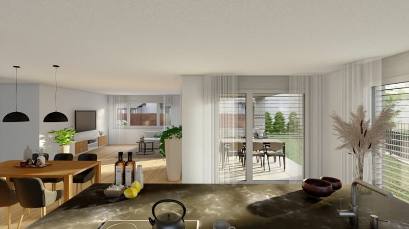 4.5-room garden apartment in Gams (5)