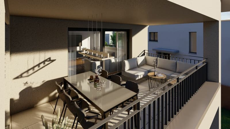 Appartamento di 4.5 locali al 1° piano, a Gams (6)