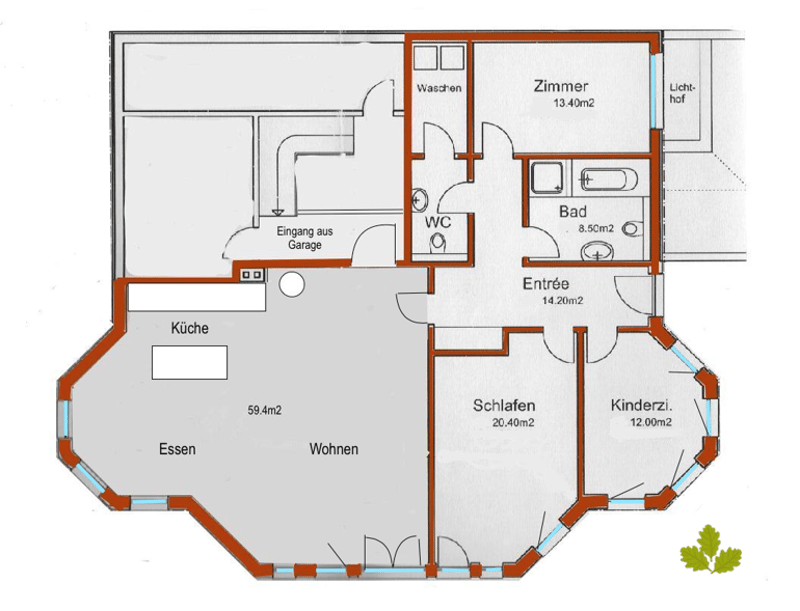 Luxuriöse Einliegerwohnung an Hanglage in Elfingen (13)