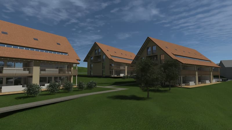 Neubauprojekt für INVESTOREN : Wohnüberbauung 3 MFH mit 27 Wohnungen im Kanton Zürich (2)