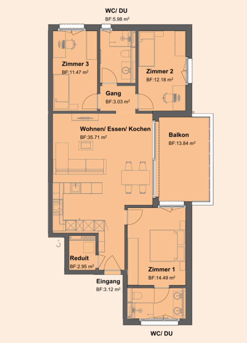 Modern living in the heart of Amriswil - 4.5-room new building (7)