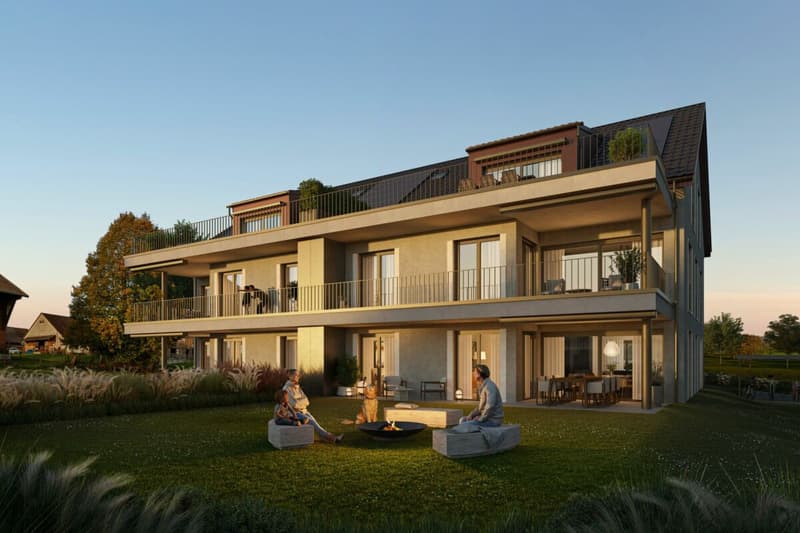 Construction start announced. 3.5-room garden apartment with unobstructed Alpstein view (5)