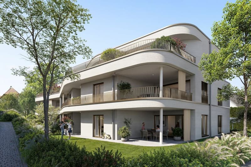 Inizio costruzione! Appartamento nuovo 4.5 locali con grande giardino (2)
