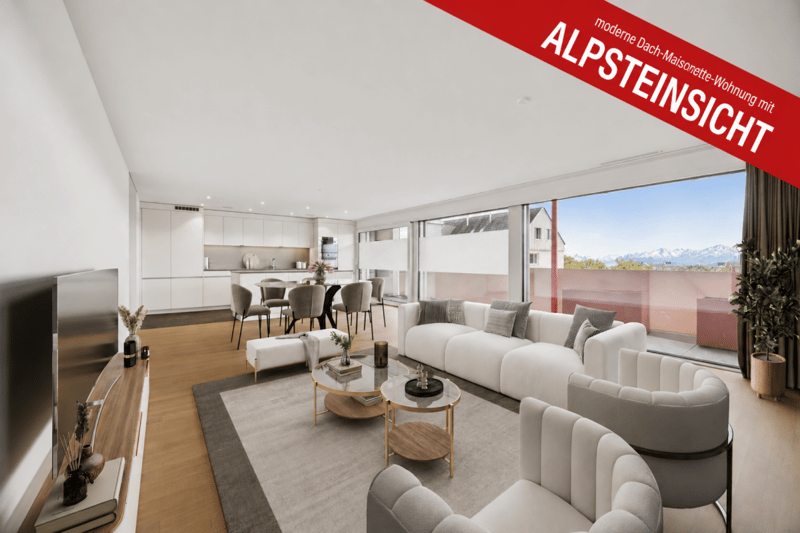 riesige 6.5-Zi. Dach-Maisonette-Wohnung mit Alpsteinblick (1)