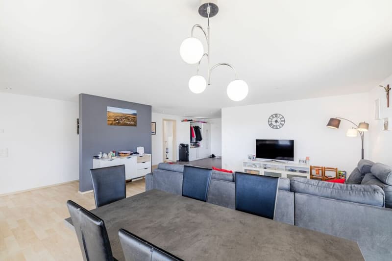 APPARTEMENT 4.5 PIÈCES LUMINEUX AU 2ÈME ÉTAGE AVEC TERRASSE COUVERTE SPACIEUSE & SALLE DE BAIN EN SUITE PRÈS DU LAC (6)
