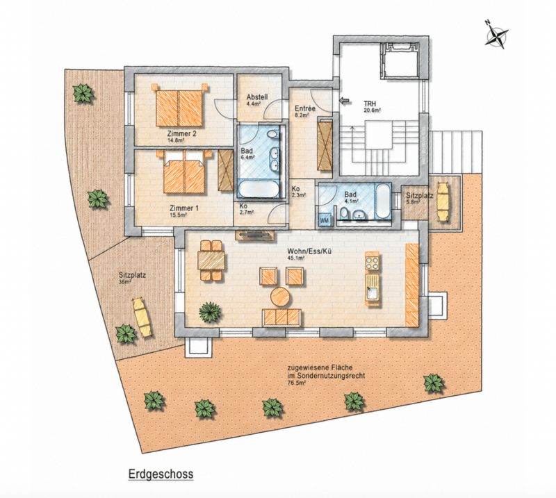 Appartement neuf avec 3,5 pièces et finition de haute qualité (9)