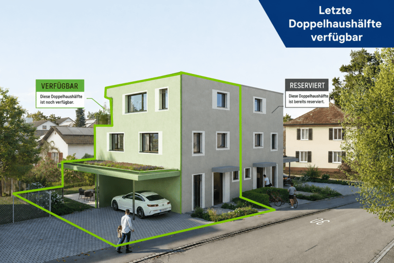 Last 5.5-room semi-detached house - Minergie-P certified new building (1)