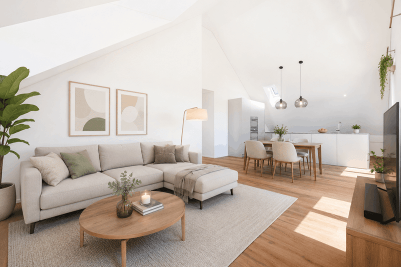 Dachterrasse, Weitsicht und Wohnkomfort: Ihre neue 2.5-Zimmer Traumwohnung mit Blick ins Grüne (1)