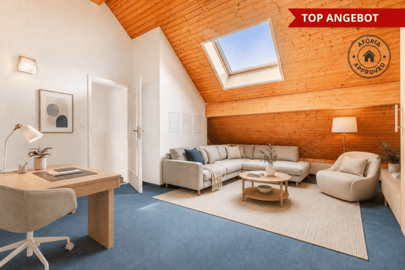 Viel Raum, viel Licht, viel Ruhe: Dachmaisonette in Speicher (1)