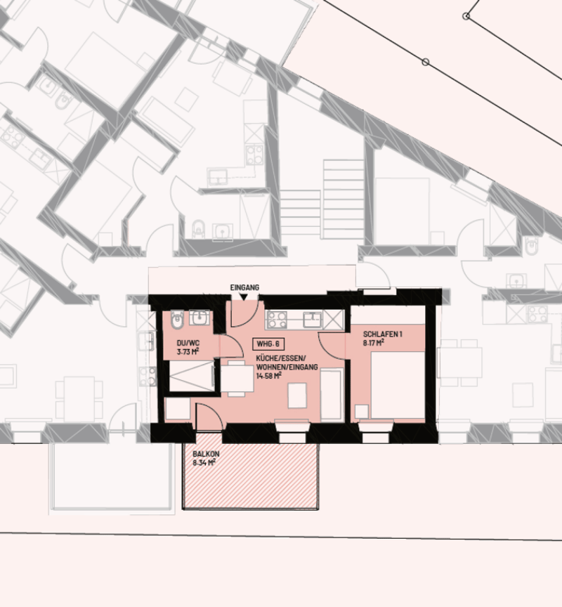 Appartement 2.5 pièces de haute qualité au centre de Rebstein (5)