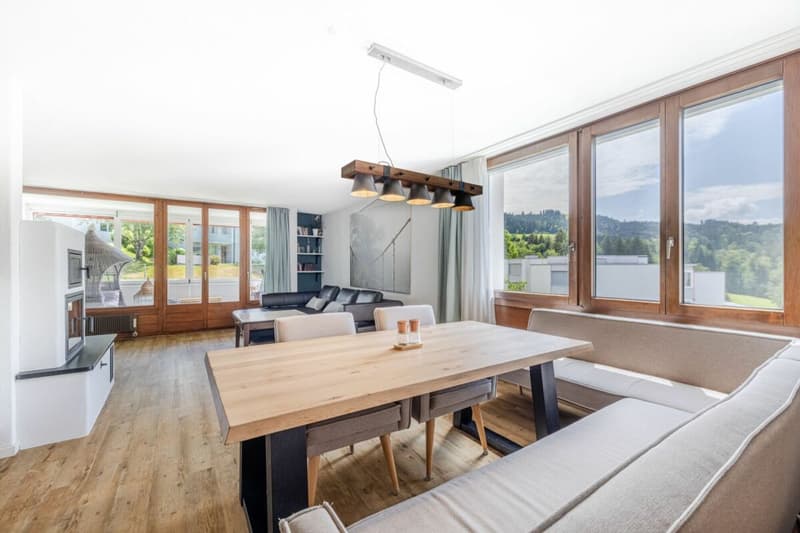 Vivere in pace a Trogen: Appartamento moderno 4.5 locali con due balconi vetriti (6)