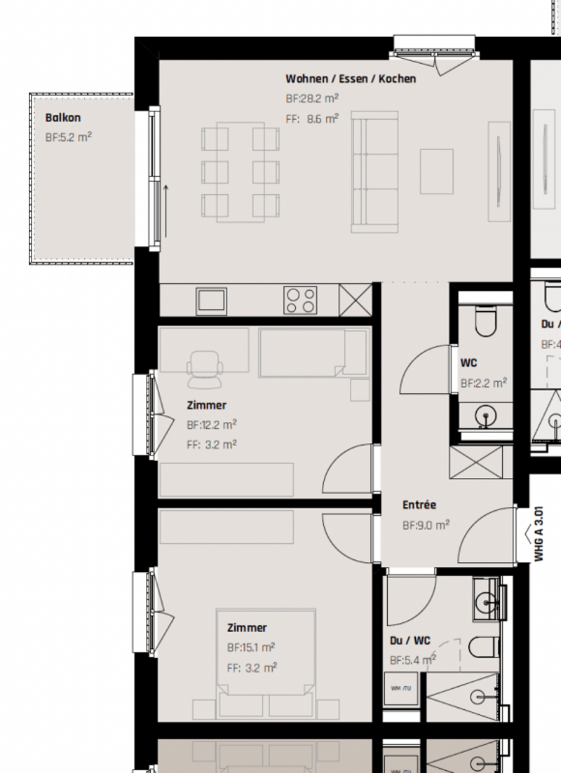 Nouvelle construction de haut standing : Appartements neufs exclusifs à St-Gall (10)
