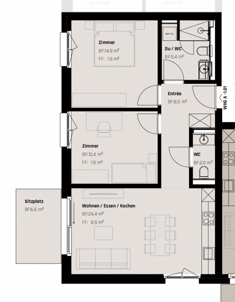 Urban, modern, exklusiv - Ihr neues Zuhause in St. Gallen (10)
