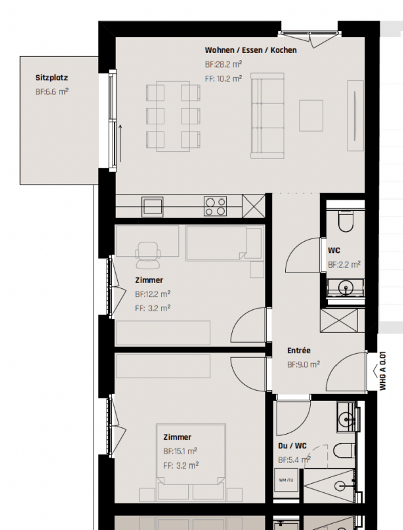 Letzte Chance: Traumhafte Neubauwohnung mit luxuriösem Ausbaustandard (6)