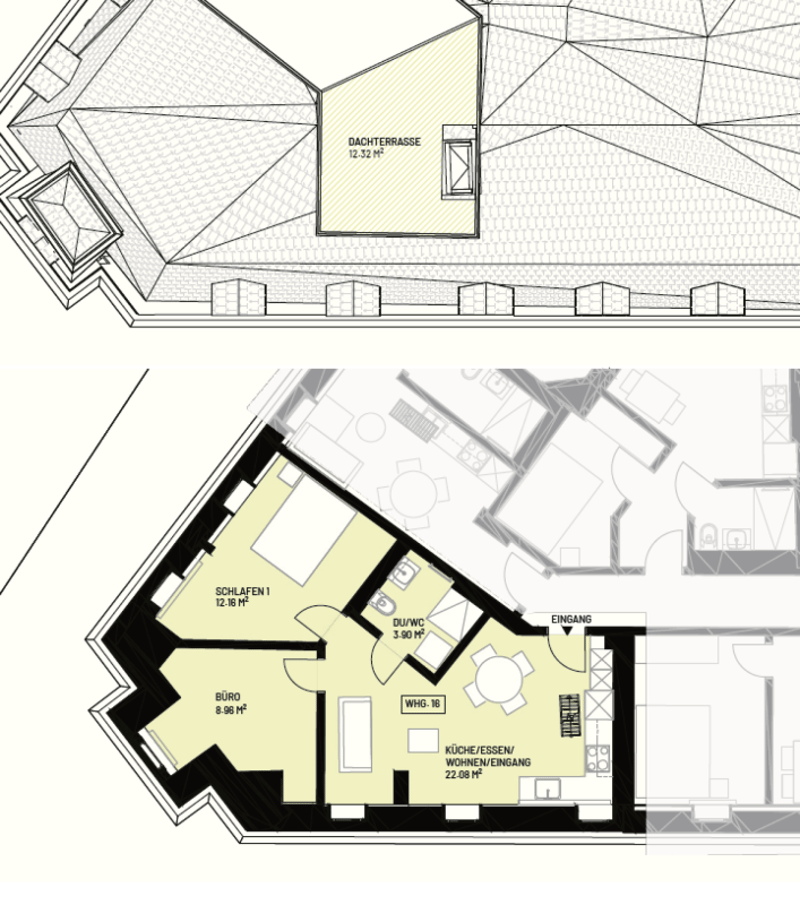 EXKLUSIV: 3.5-Zimmer Wohnung mit modernem Ausbaustandard und einzigartiger Dachterrasse (8)