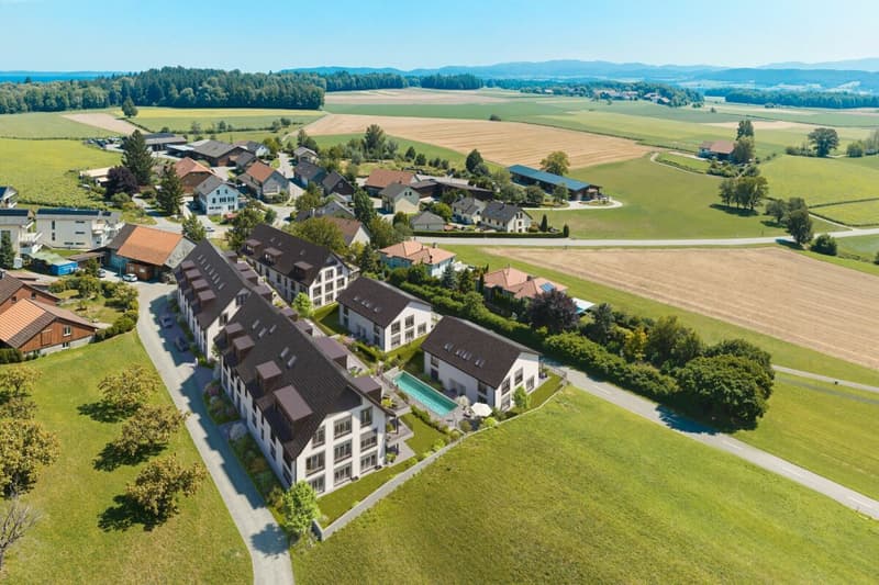 Neubau DORFRESORT - 3.5-Zi. Gartenwohnung mit Poolzugang (3)