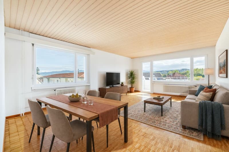 GROSSZÜGIGE 3.5-ZIMMER-WOHNUNG MIT SONNIGEM BALKON UND INDIVIDUELLEM AUSBAUPOTENZIAL (1)