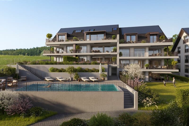 "Dorfresort" Helsighausen - 5.5-Zi. Familienwohnung mit Poolzugang (1)