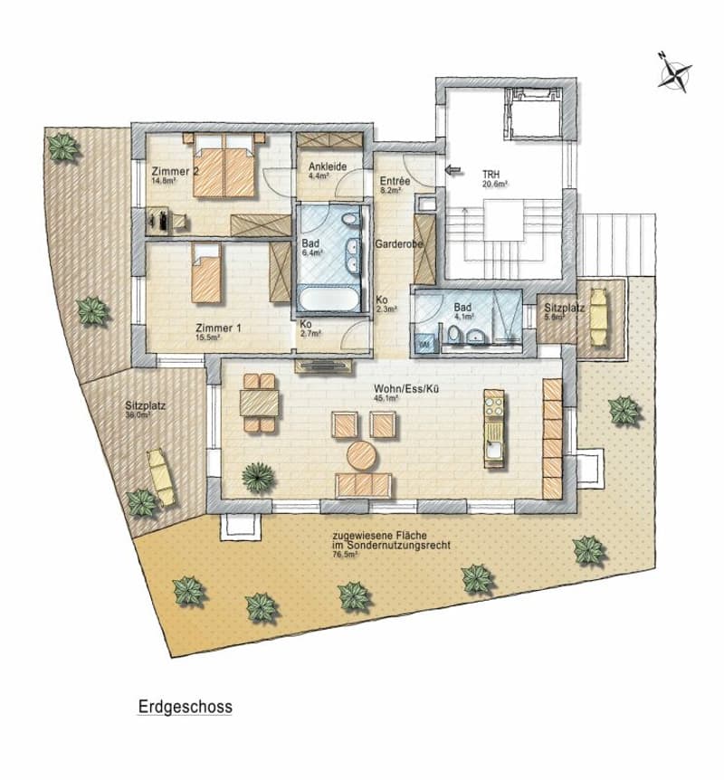 Nur 5 Minuten von Kreuzlingen entfernt: Neubauwohnung mit Charme - modernes Wohnen in idyllischer Umgebung (7)