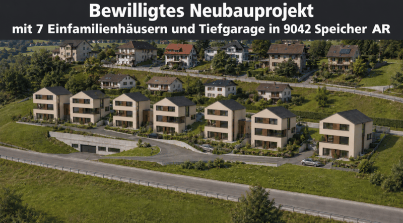 bewilligtes Projekt mit 7 Einfamilienhäusern (1)