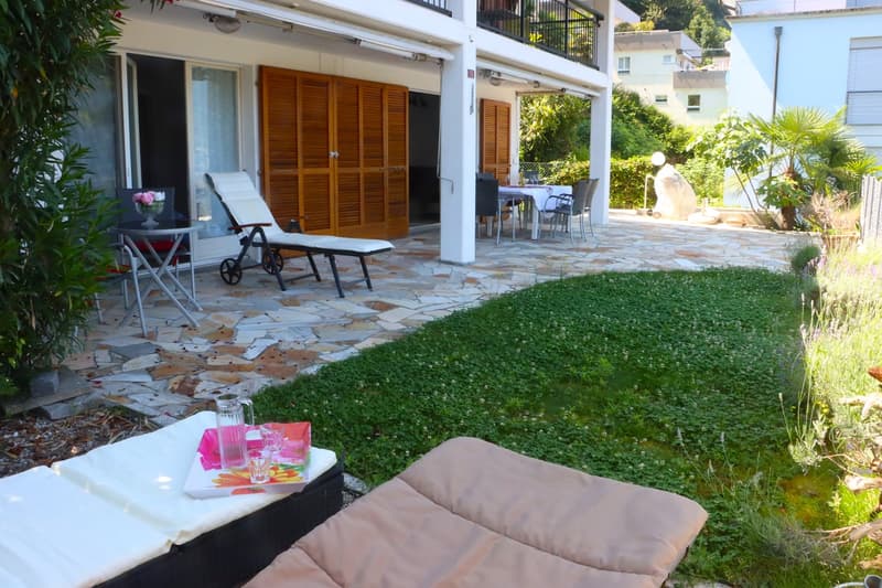 Ihre Ferienwohnung mit fantastischer Terrasse, Appartamento con vista lago (6)