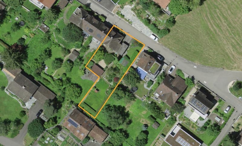 Satellitenbild der Parzelle