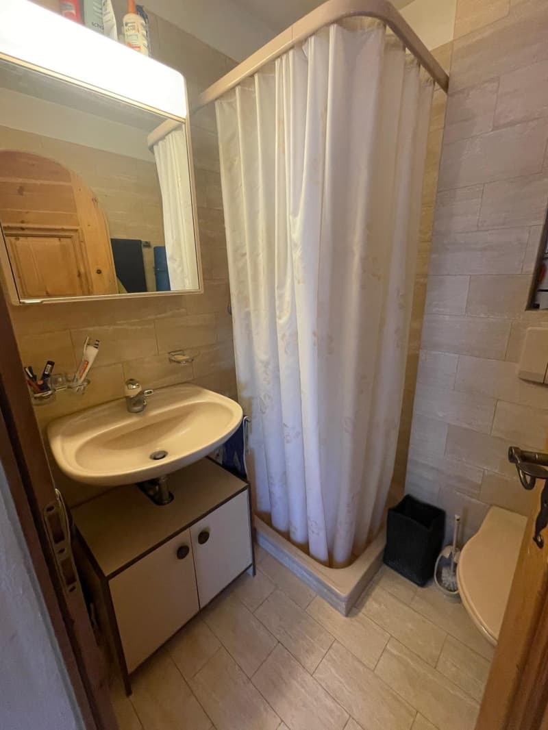 In Celerina an absolut ruhiger Lage heimeliges 1-Zimmer-Appartement zu verkaufen (9)