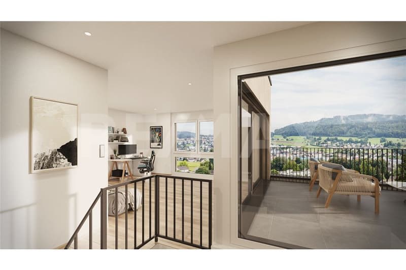 Exclusive Minergie single-family home (House 6): with a far-reaching view, terrace, and sustainable construction (8)