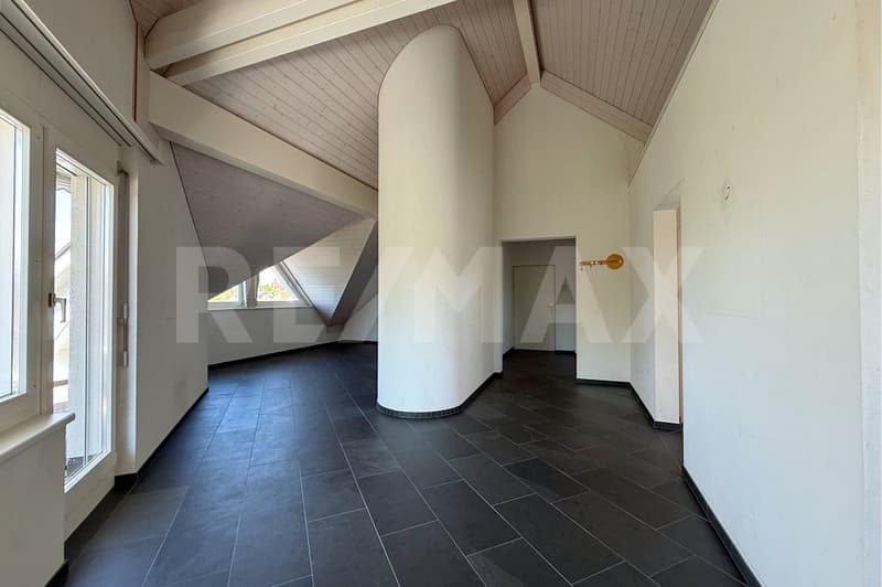 Appartement mansardé charmant avec cheminée et terrasse dans un quartier calme (5)